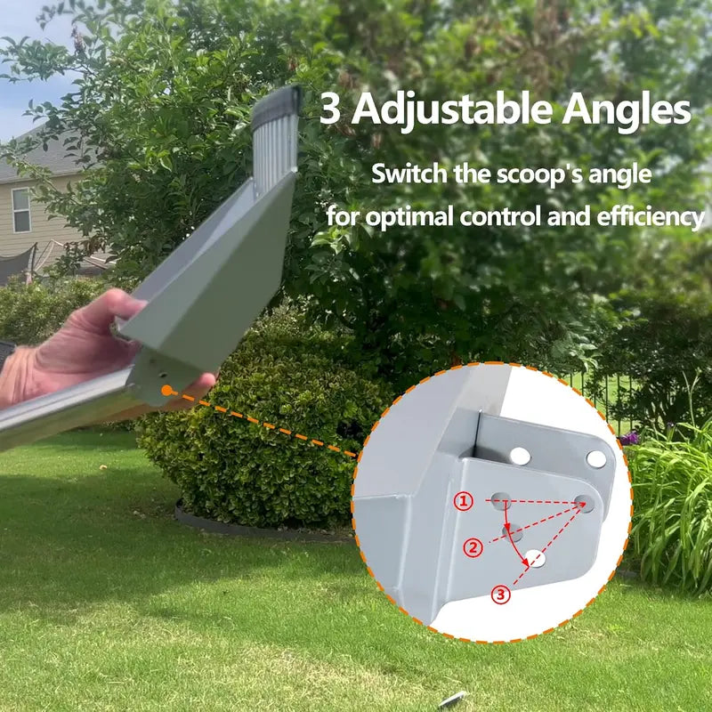 2-in-1 Adjustable Chicken & Pet Poop Scooper – Spring Steel, 3 Angles, 3 Lengths 🐓🧹