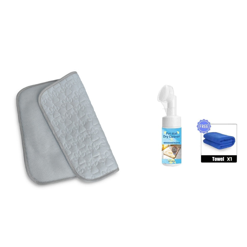 Breathable Pet Cooling Mat – Triple-Layer, Instant Heat Relief 🐶🧊