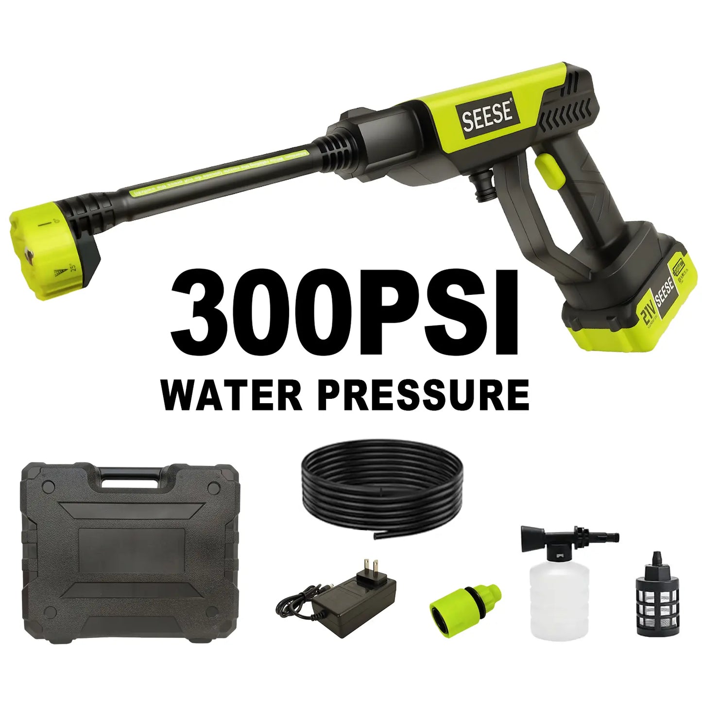 Cordless Pressure Washer – Portable, Battery-Powered, for Car, Home &Garden 🚗💦🌿