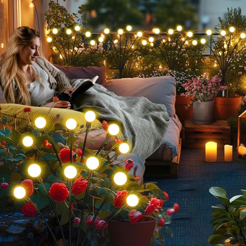 Solar Firefly Lights for Outdoor 💡☀️