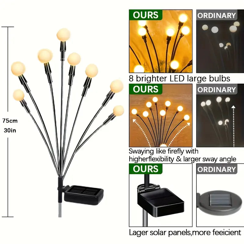 Solar Firefly Lights for Outdoor 💡☀️