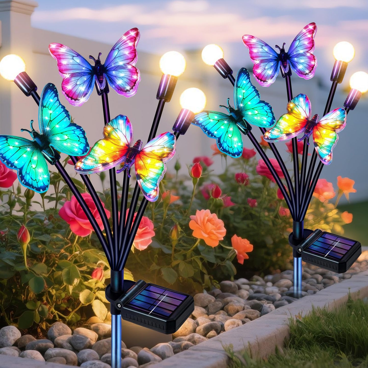 Solar Firefly Lights for Outdoor 💡☀️