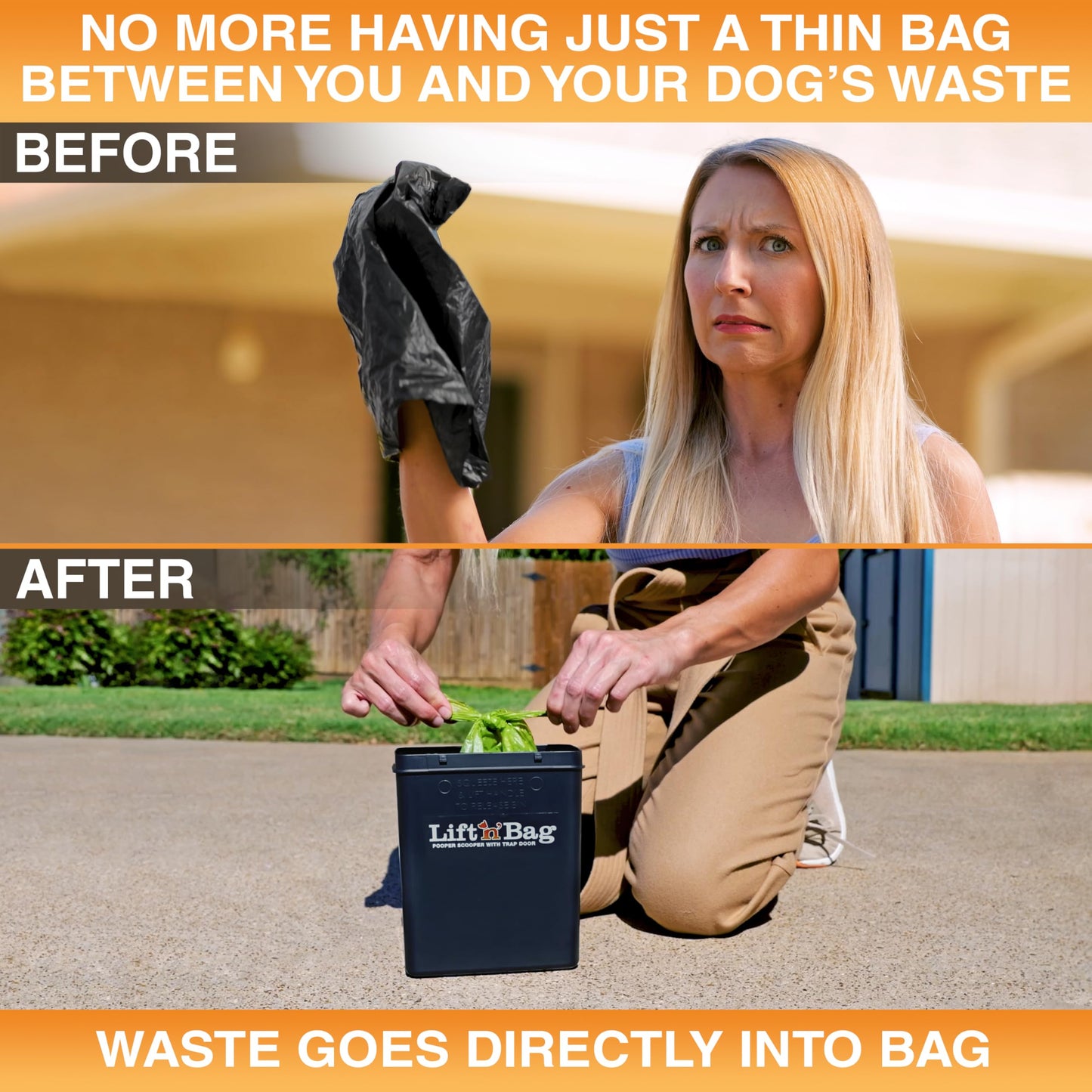 Lift N' Bag Dog Pooper Scooper – New & Improved Design, One-Handed Operation 🐕🧹✅