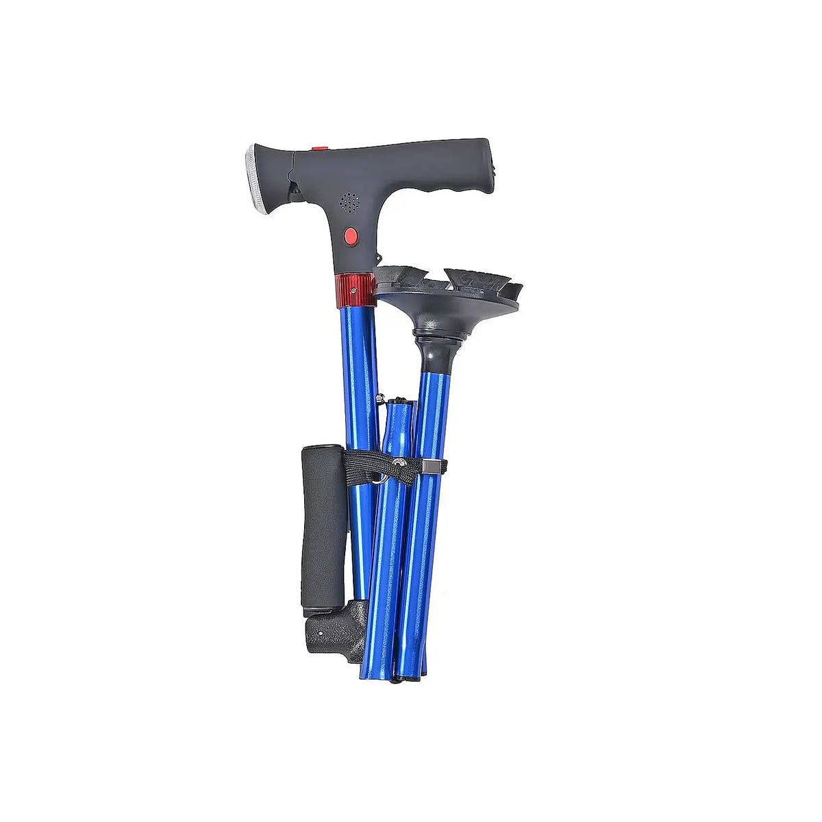 Multifunctional Folding Cane For Elderly With Light & Emergency Alarm