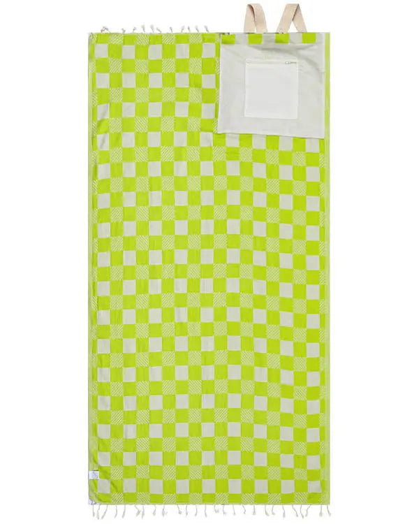 2-in-1 Towel & Backpack Combo – 100% Organic Cotton, Sand-Resistant, Quick-Drying 🏖️🎒