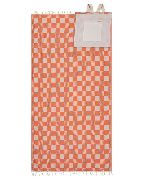 2-in-1 Towel & Backpack Combo – 100% Organic Cotton, Sand-Resistant, Quick-Drying 🏖️🎒