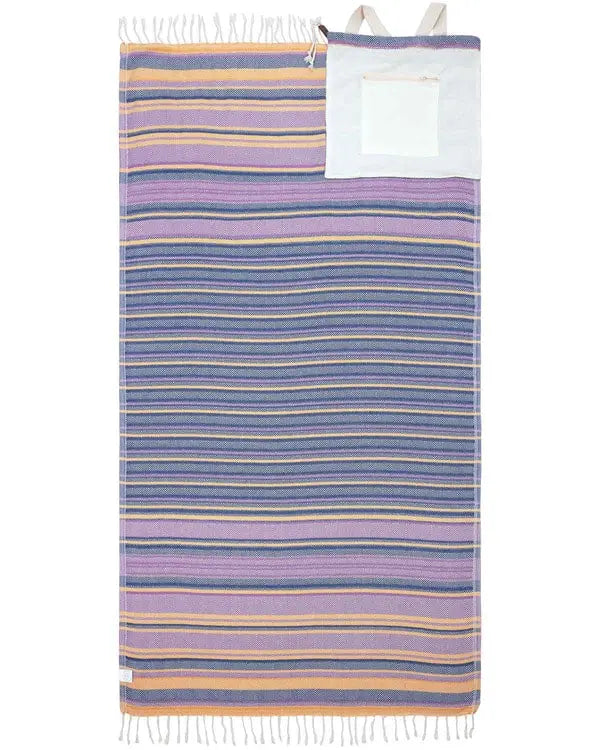2-in-1 Towel & Backpack Combo – 100% Organic Cotton, Sand-Resistant, Quick-Drying 🏖️🎒