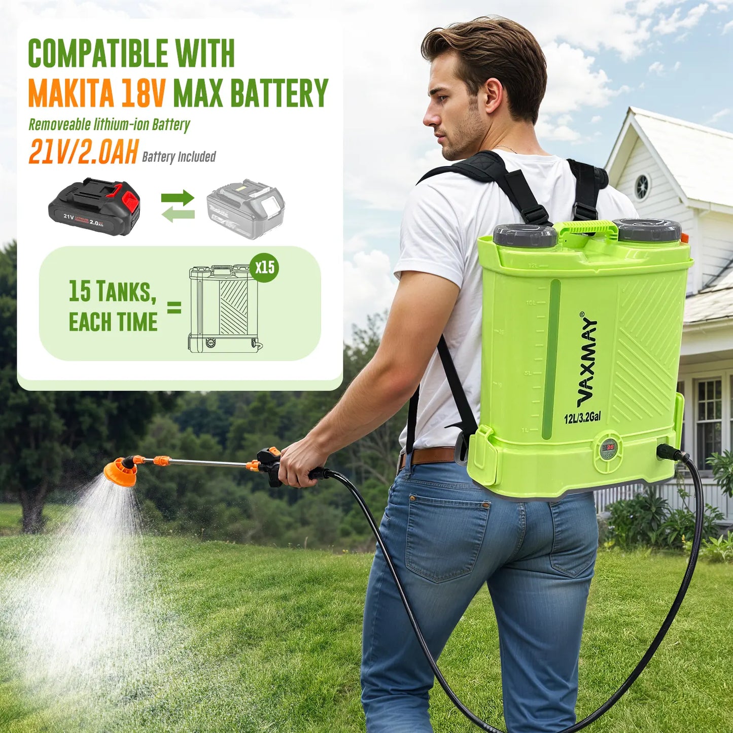 Battery Powered Backpack Sprayer 🌿🔋🎒