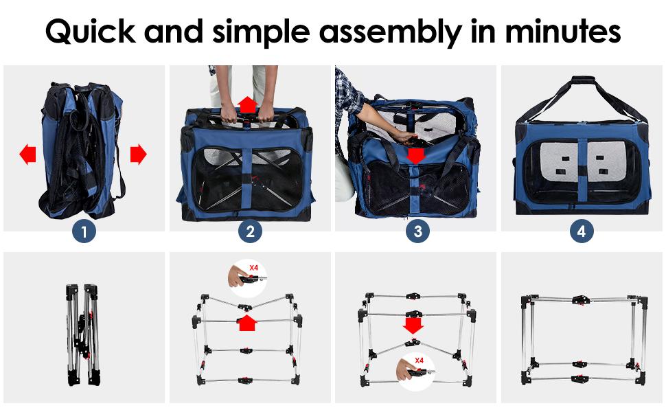 Extra Large Cat Carrier for 2 Cats – XL Soft-Sided, Foldable, with Removable Divider 🐱🚗🧳