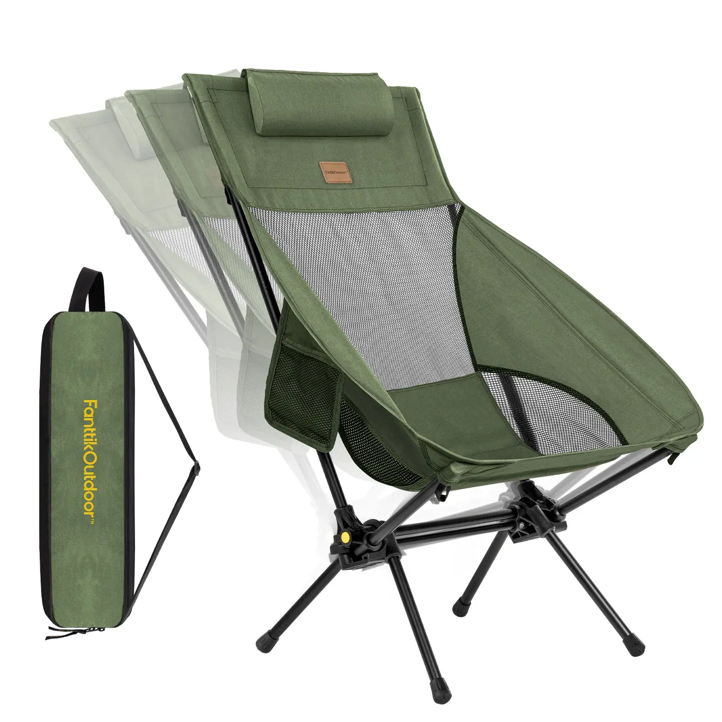 Zeta L8 Max Rocking Camping Chair – 25° Gentle Rock, 7075 Aluminum, 4.5 lbs 🪑🏕️