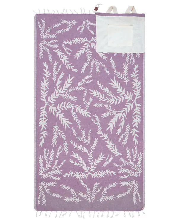 2-in-1 Towel & Backpack Combo – 100% Organic Cotton, Sand-Resistant, Quick-Drying 🏖️🎒