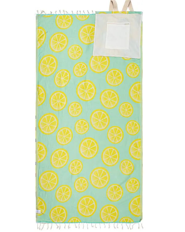 2-in-1 Towel & Backpack Combo – 100% Organic Cotton, Sand-Resistant, Quick-Drying 🏖️🎒