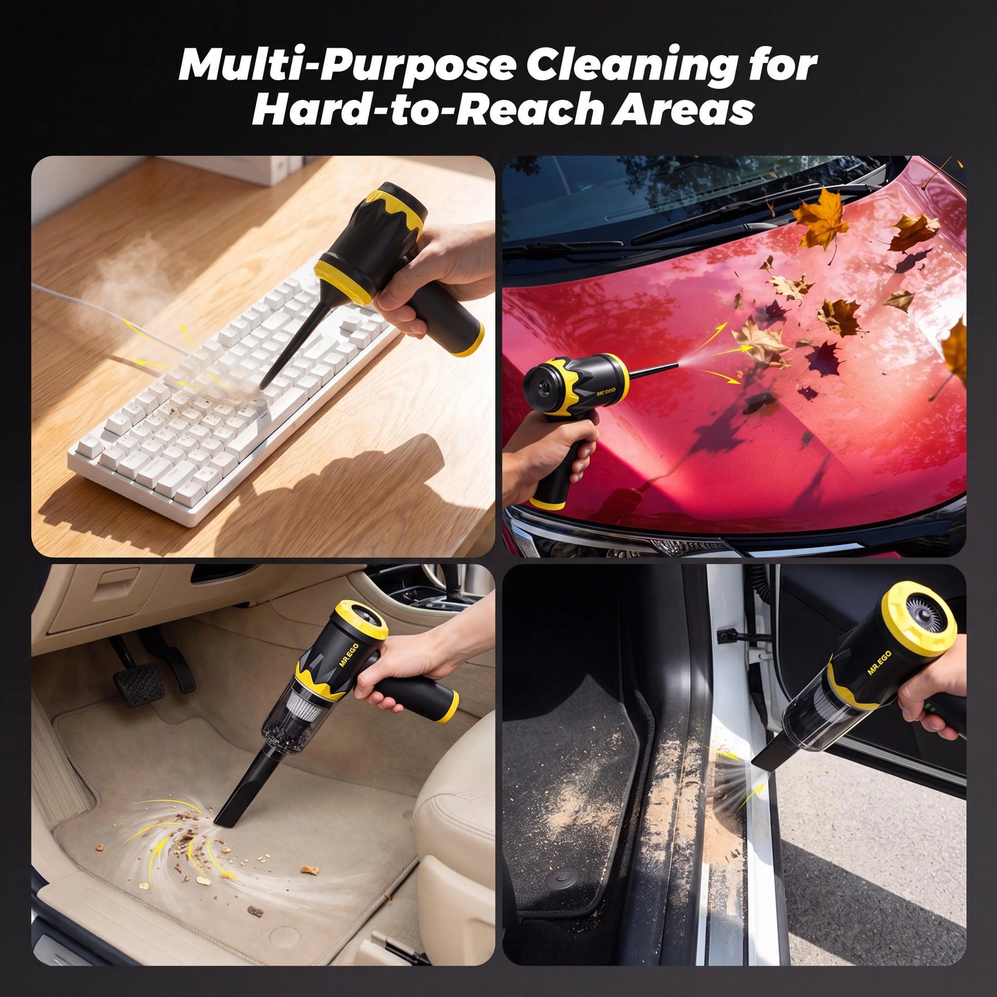 MR.EGO G2 Cordless Car Vacuum🚗