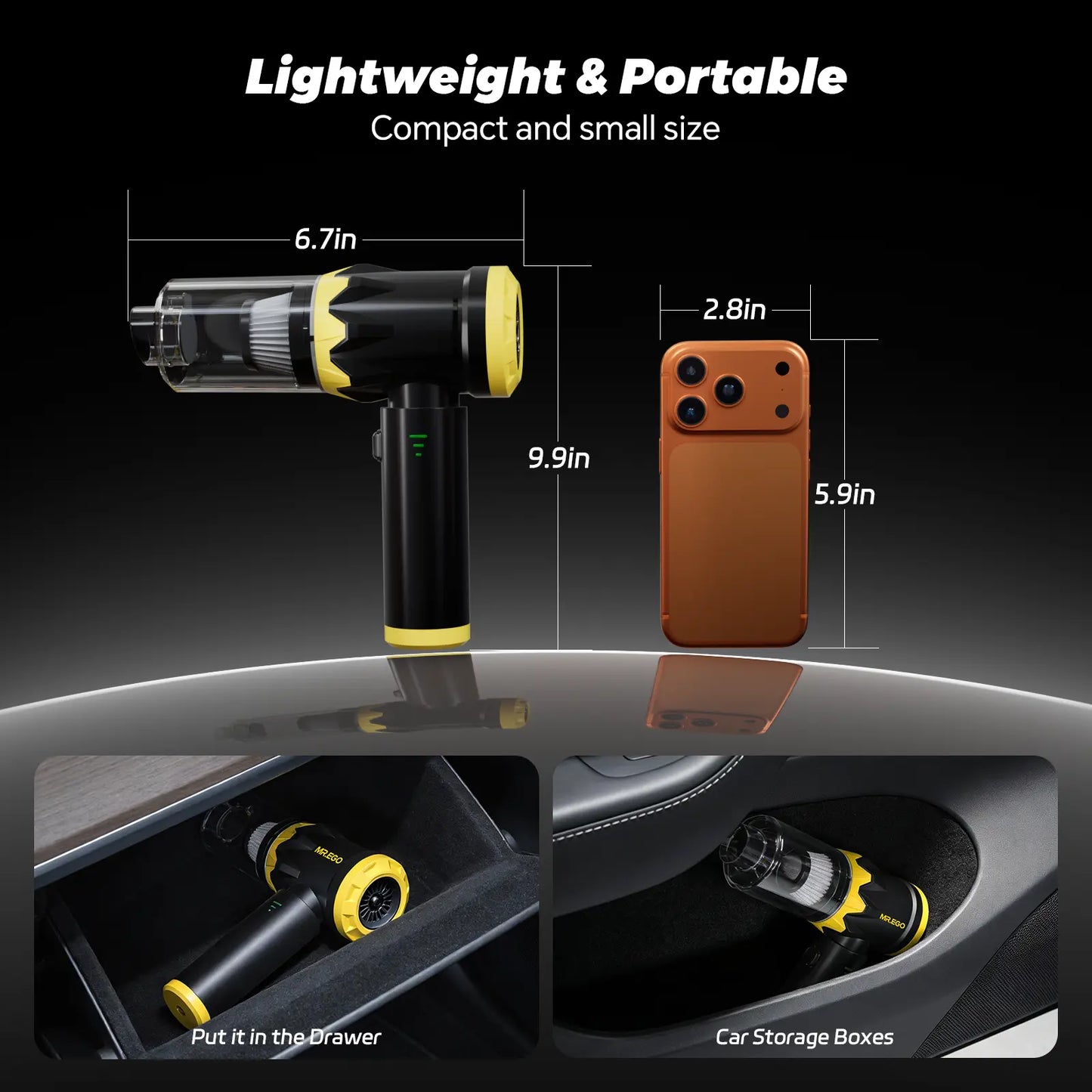 MR.EGO G2 Cordless Car Vacuum🚗