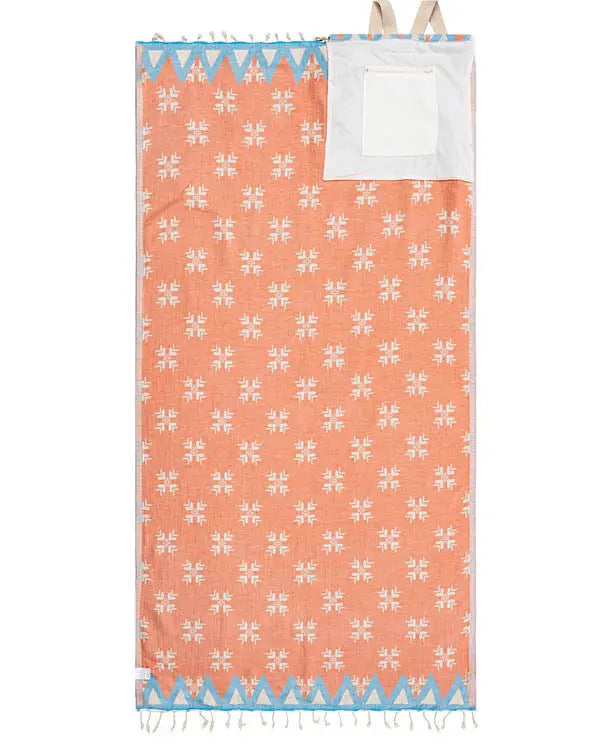 2-in-1 Towel & Backpack Combo – 100% Organic Cotton, Sand-Resistant, Quick-Drying 🏖️🎒