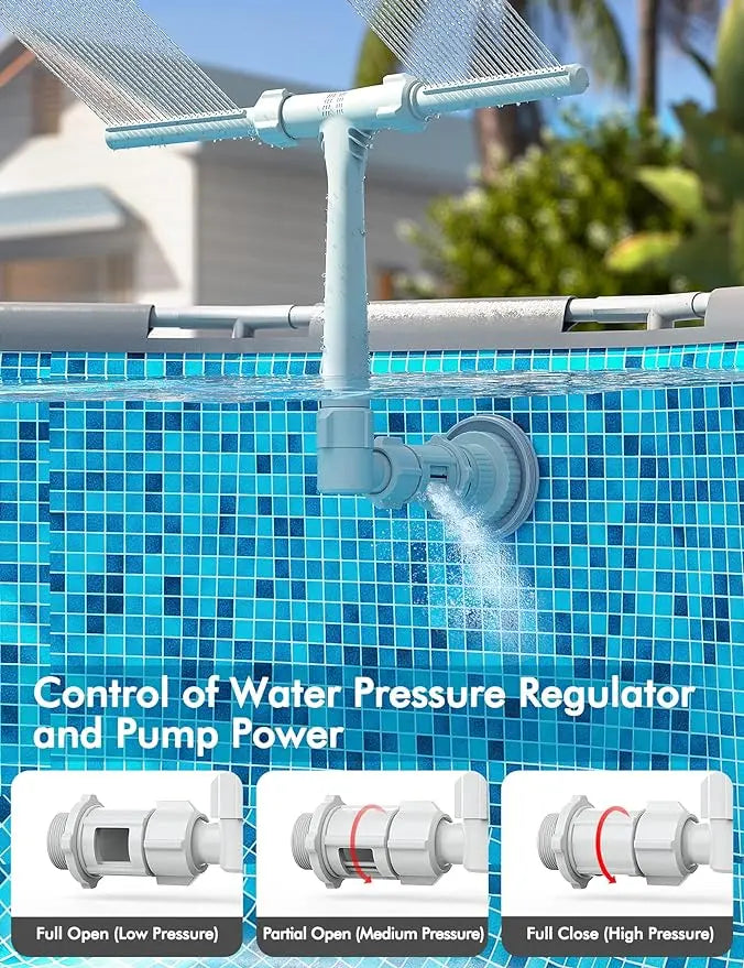 Poolhacker Pool Waterfall Fountain🏊💦