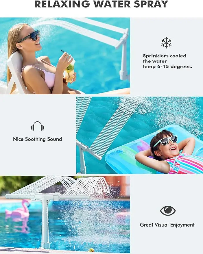 Poolhacker Pool Waterfall Fountain🏊💦