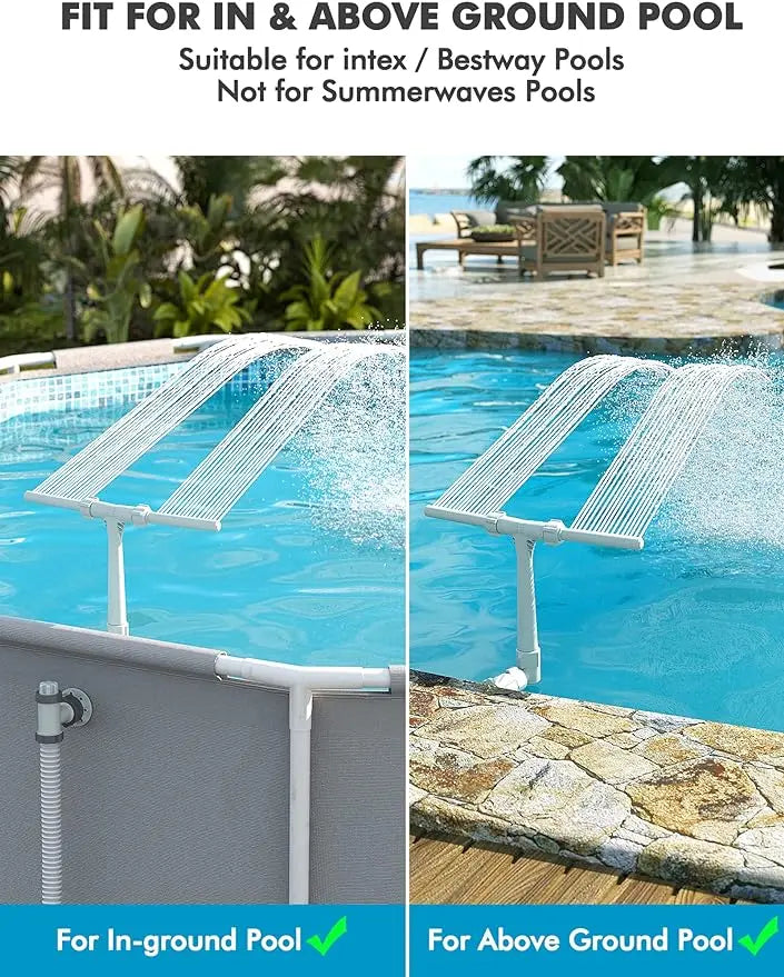 Poolhacker Pool Waterfall Fountain🏊💦