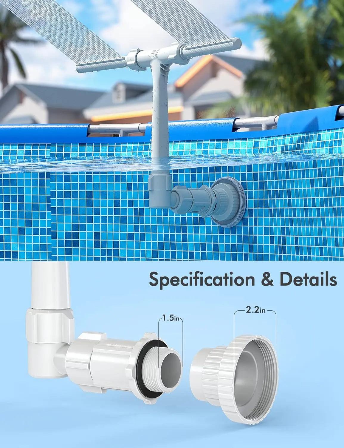 Poolhacker Pool Waterfall Fountain🏊💦