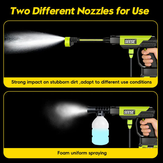 Cordless Pressure Washer – Portable, Battery-Powered, for Car, Home &Garden 🚗💦🌿