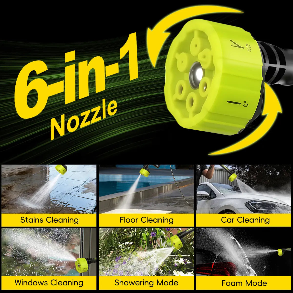 Cordless Pressure Washer – Portable, Battery-Powered, for Car, Home &Garden 🚗💦🌿