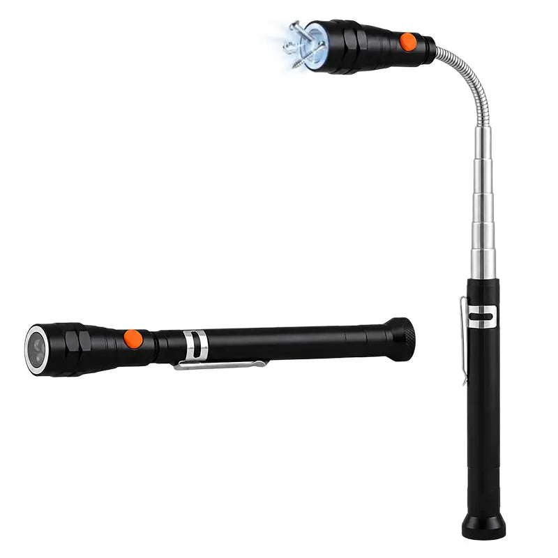 Extendable Magnetic Pickup Tool with LED Flashlight 🧰🔧