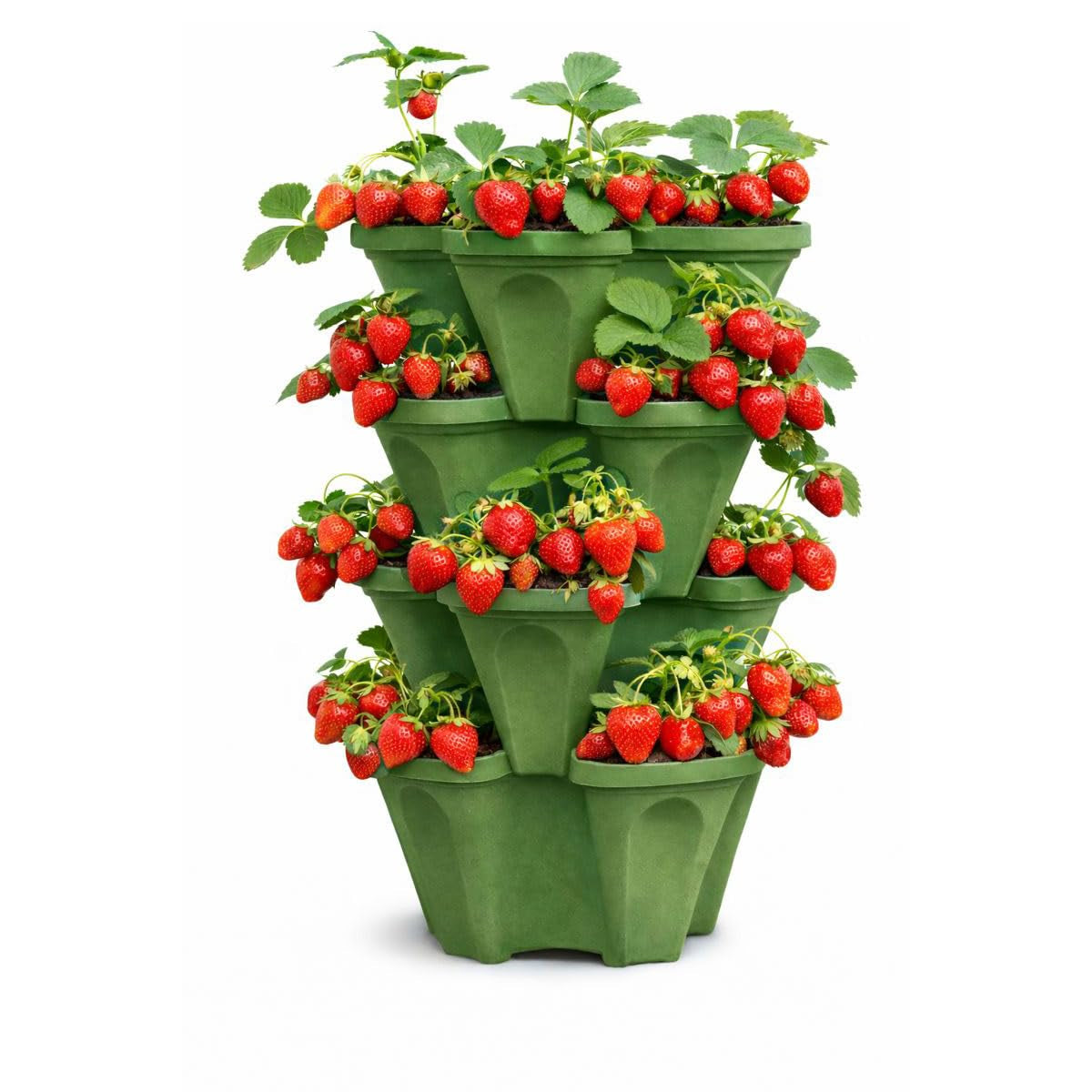 Vertical Planter Tower – Grow 16 Plants in Just 1 Square Foot, Self-Watering🌱🍓