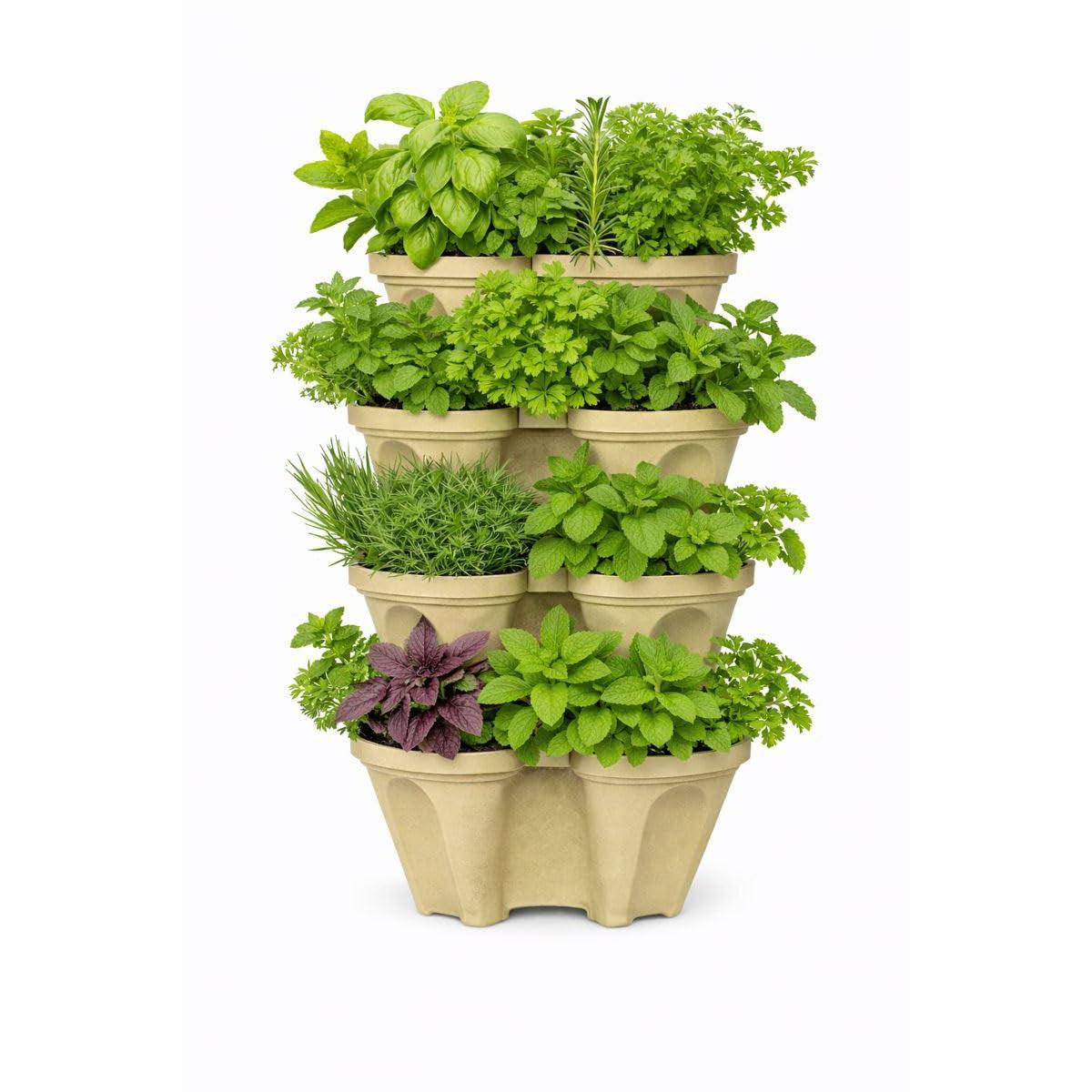 Vertical Planter Tower – Grow 16 Plants in Just 1 Square Foot, Self-Watering🌱🍓