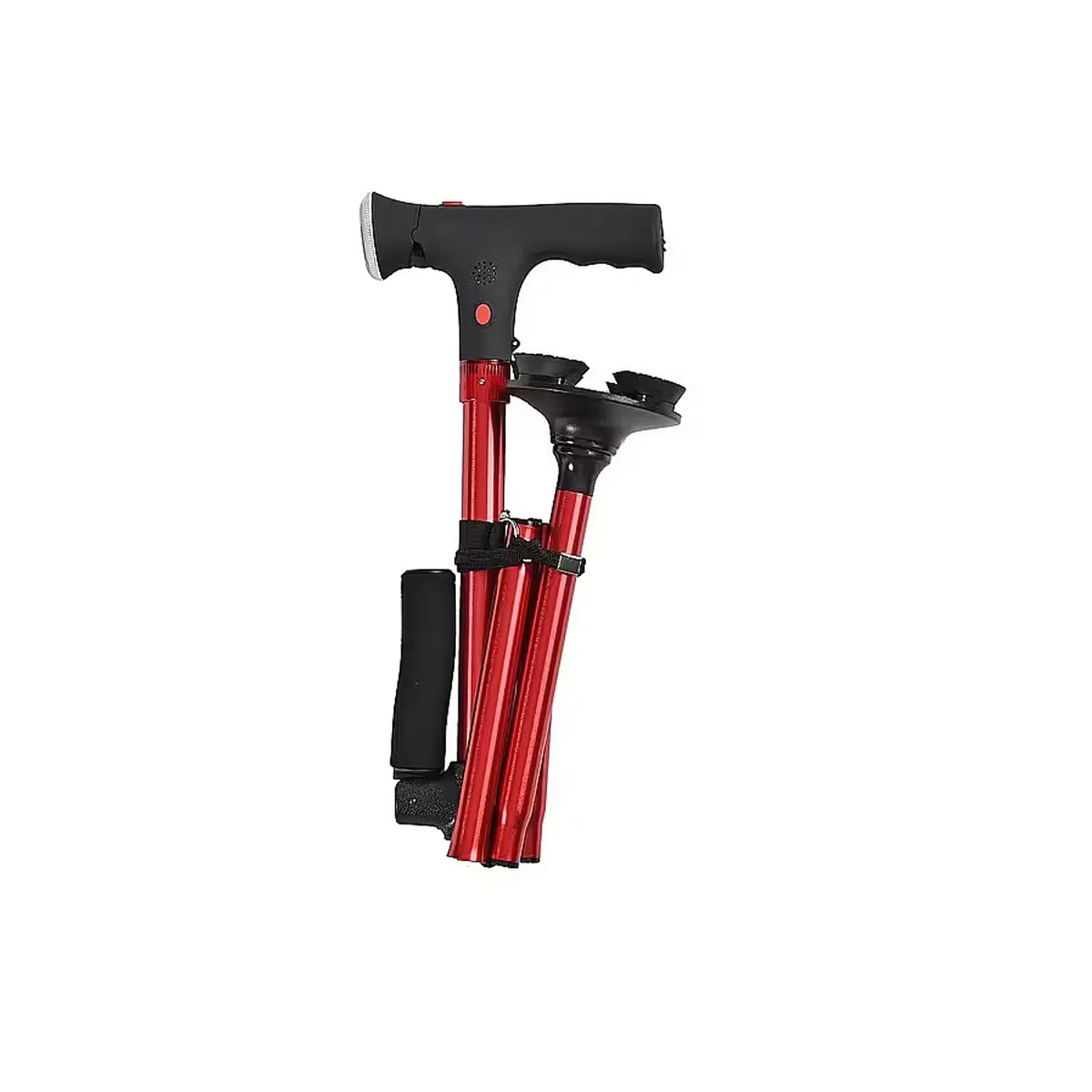 Multifunctional Folding Cane For Elderly With Light & Emergency Alarm
