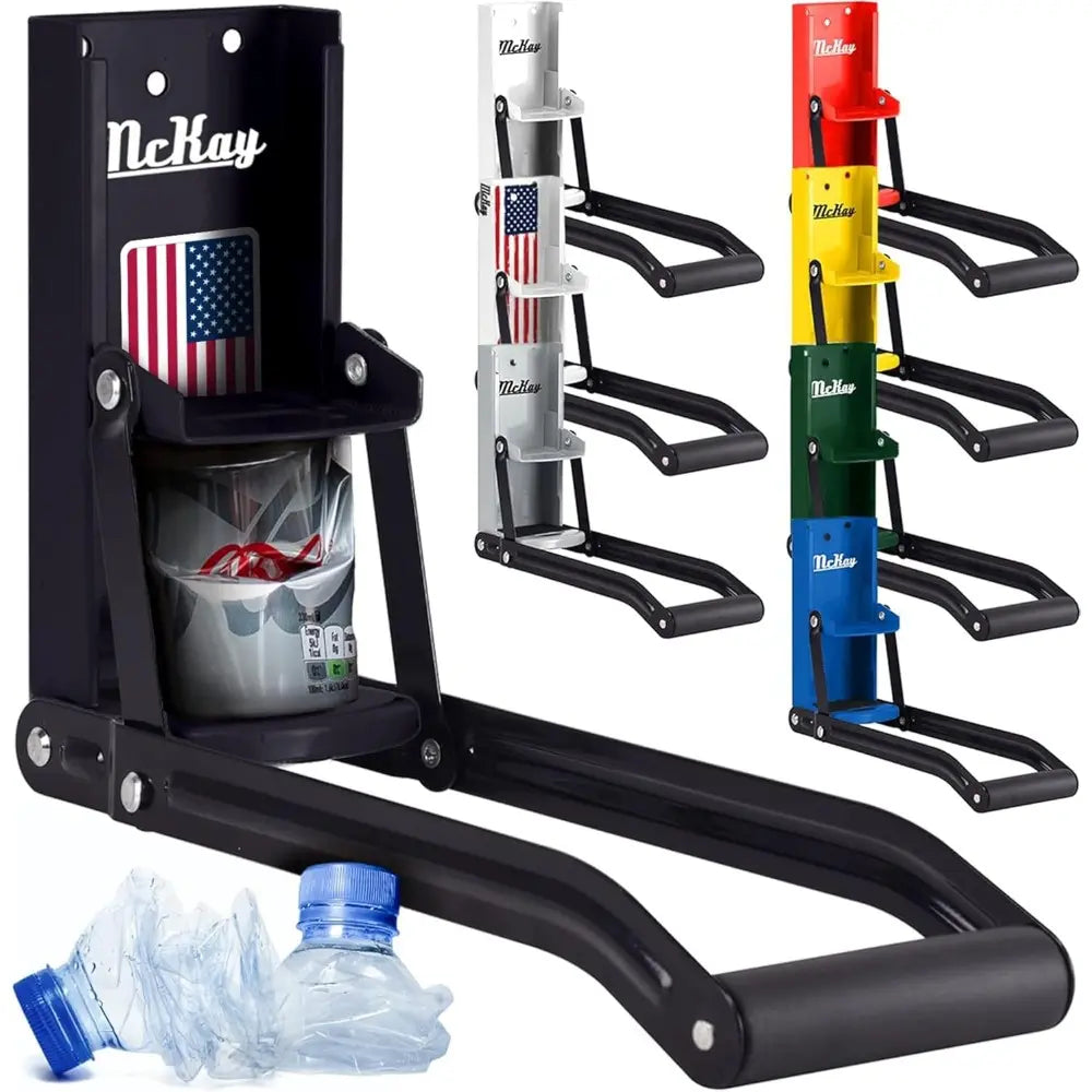 Wall-Mounted Can Crusher – Crushes 16oz &12oz Cans to 20% Size 🥤🔨
