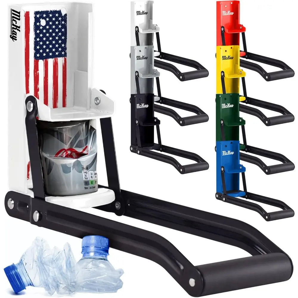 Wall-Mounted Can Crusher – Crushes 16oz &12oz Cans to 20% Size 🥤🔨