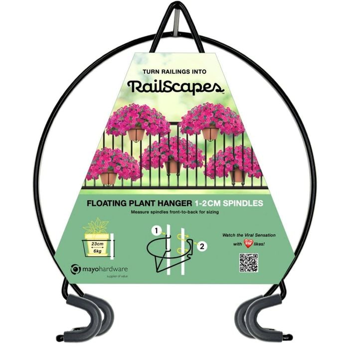 Railing Plant Hook – Adjustable, Tool-Free🪴🔗