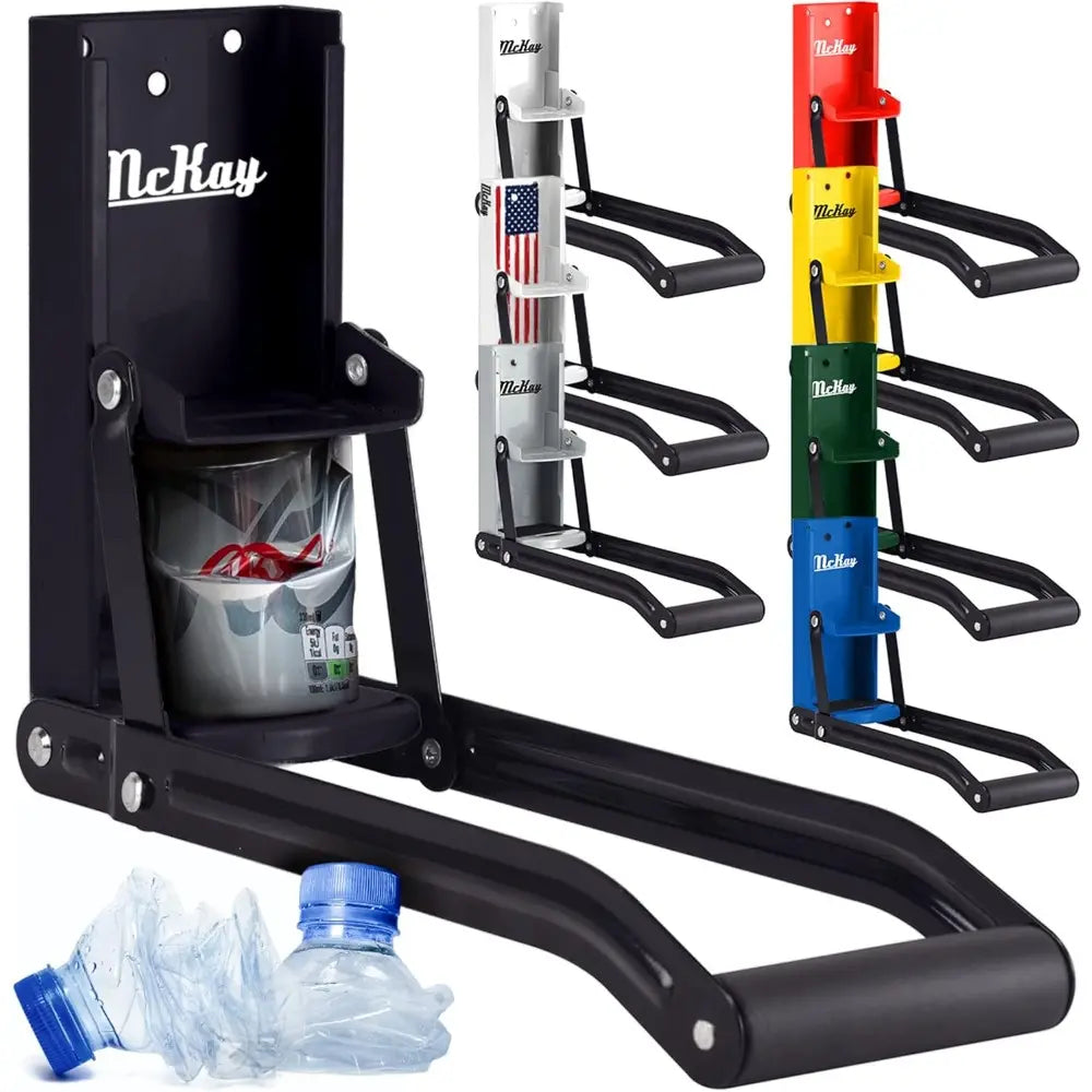 Wall-Mounted Can Crusher – Crushes 16oz &12oz Cans to 20% Size 🥤🔨