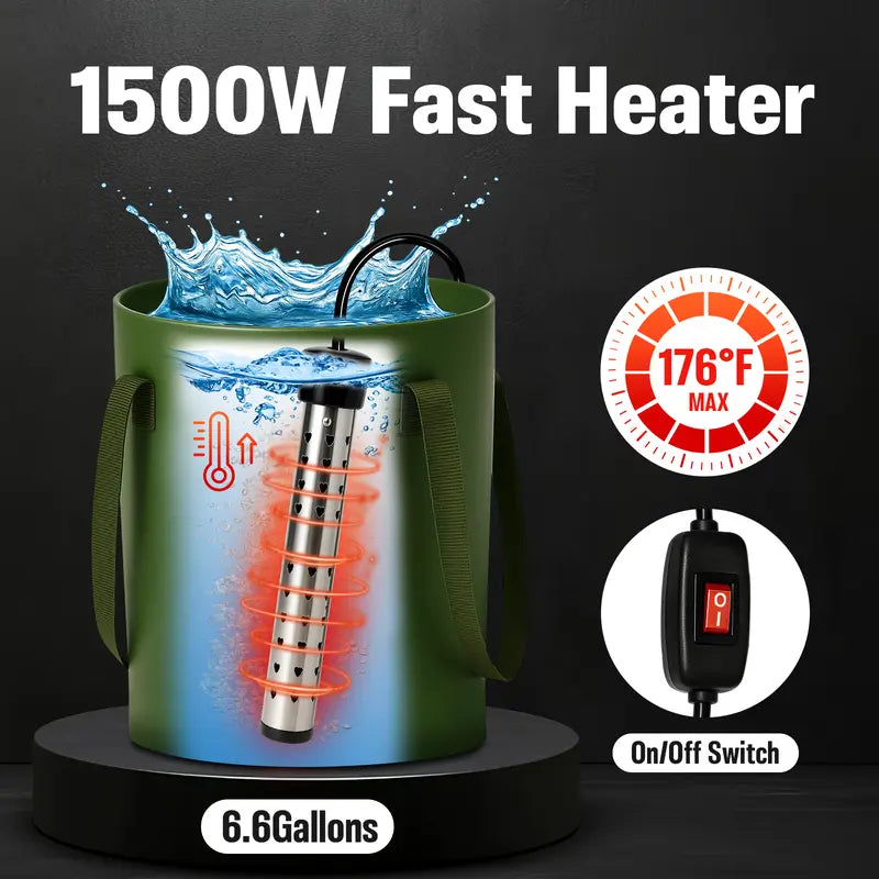 Portable Camping Shower Set  🚿🏕️🔋