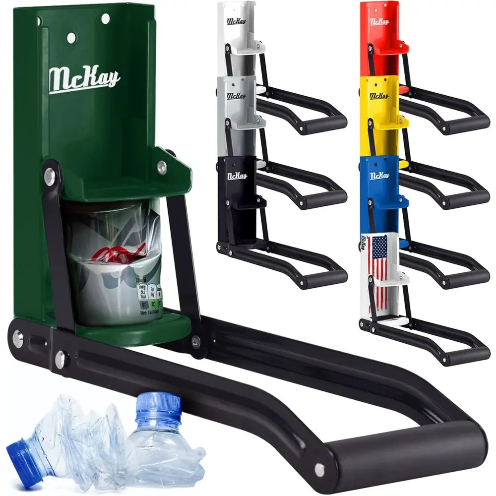 Wall-Mounted Can Crusher – Crushes 16oz &12oz Cans to 20% Size 🥤🔨