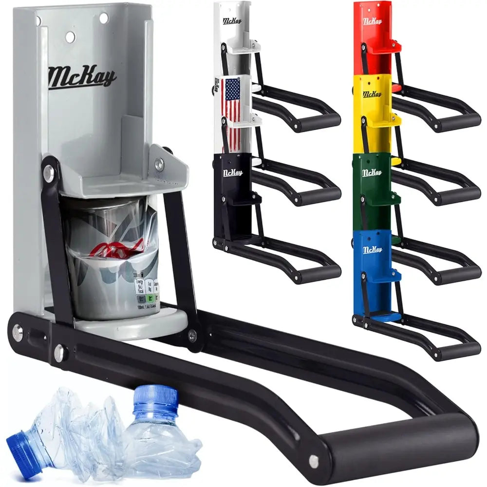 Wall-Mounted Can Crusher – Crushes 16oz &12oz Cans to 20% Size 🥤🔨