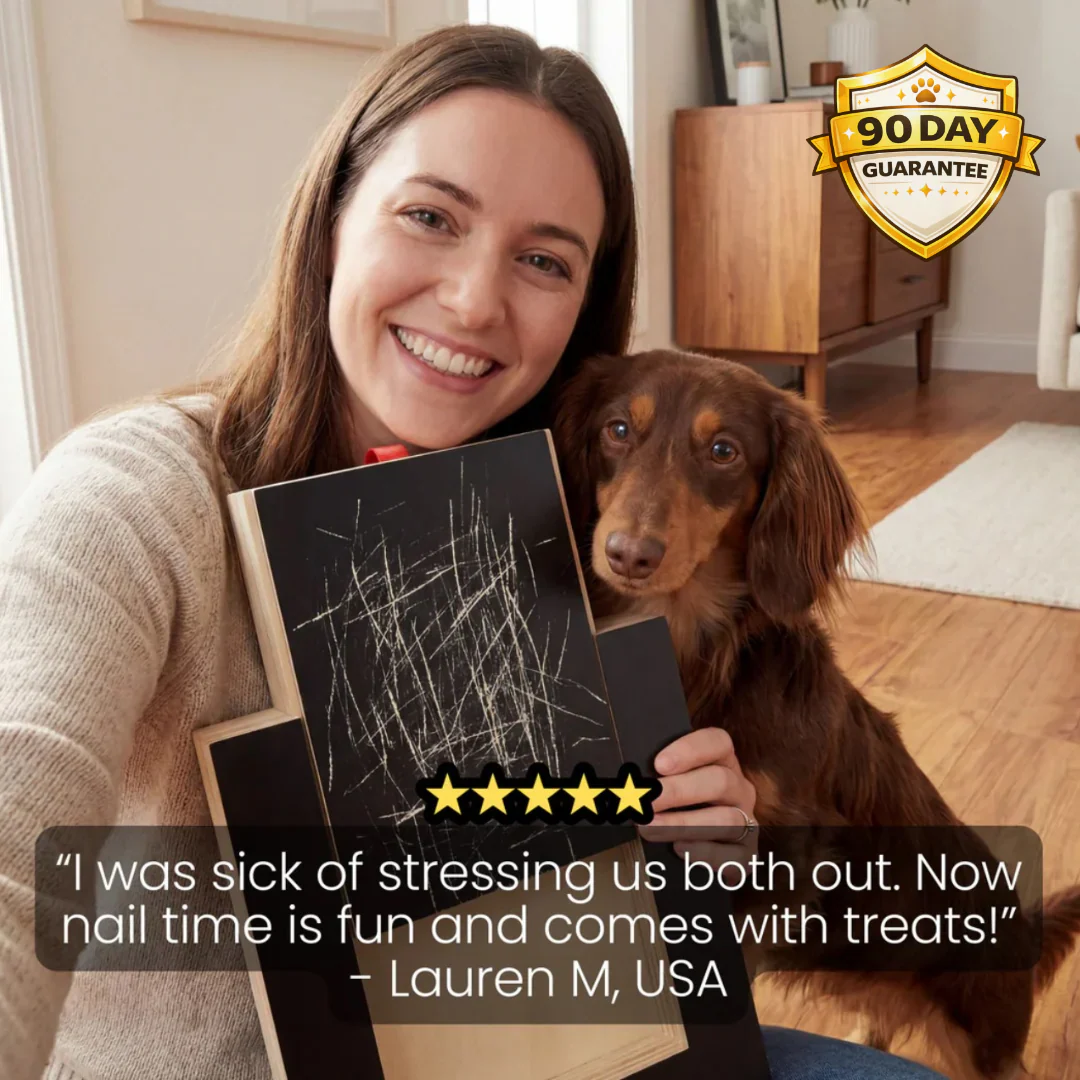 Dog Nail File Board – No Clippers, No Stress, Playtime Trimming 🐾🦴