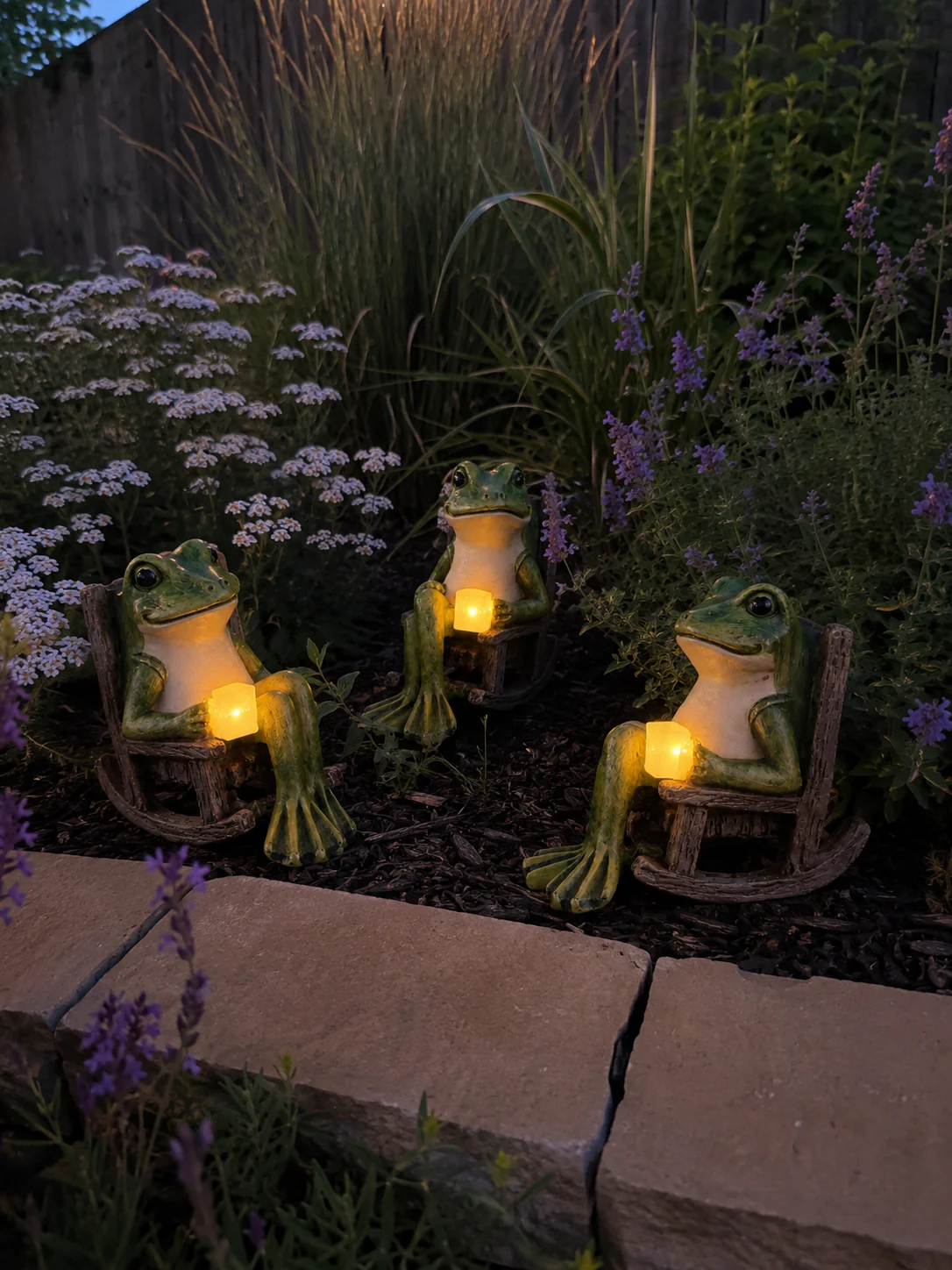 Solar Frog Decor – Whimsical Glow for Indoors &Out 🐸☀️