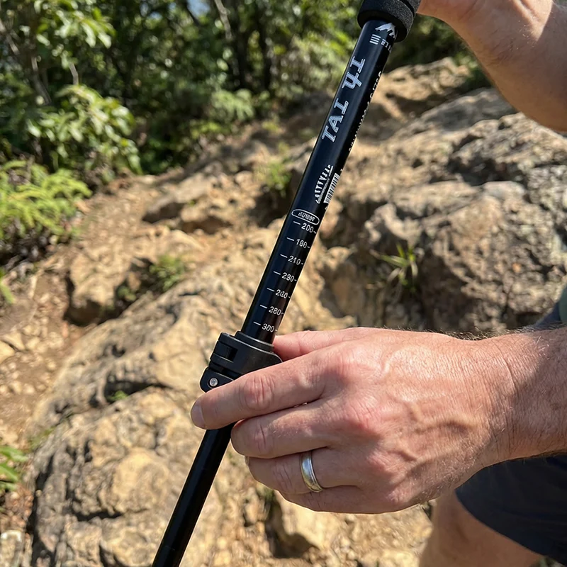 Adjustable Aluminum Alloy Trekking Pole – Shock-Absorbing, 6160 Aviation Grade 🏔️