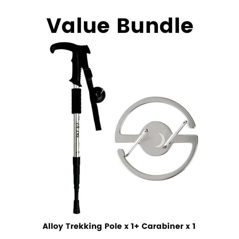 Adjustable Aluminum Alloy Trekking Pole – Shock-Absorbing, 6160 Aviation Grade 🏔️