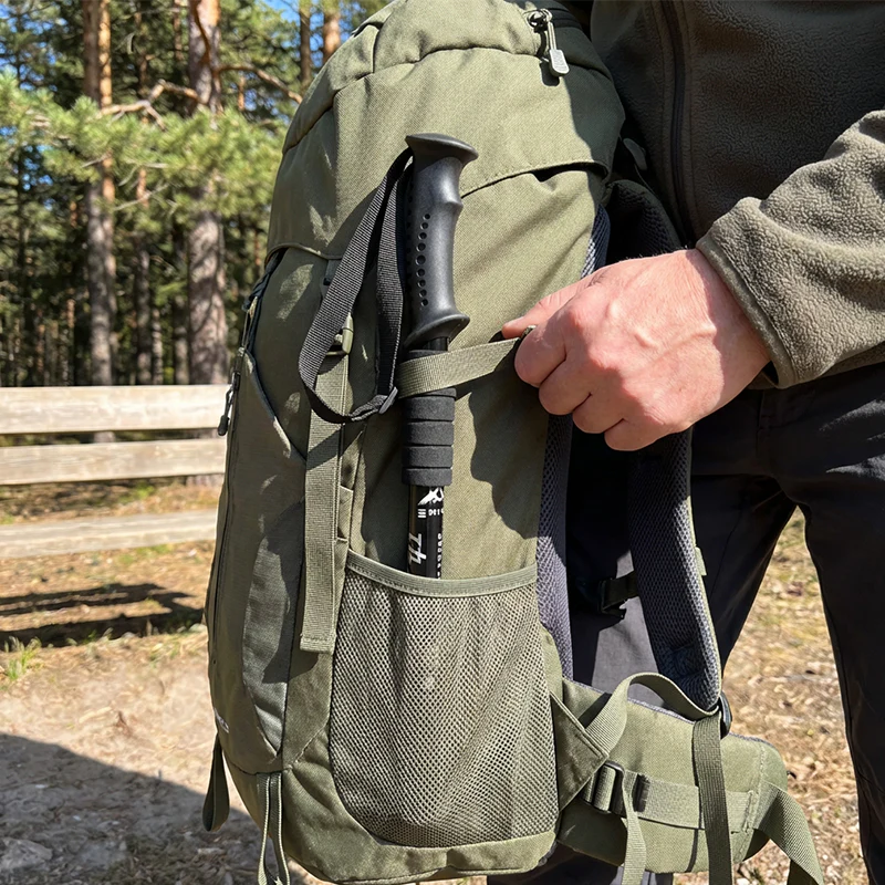 Adjustable Aluminum Alloy Trekking Pole – Shock-Absorbing, 6160 Aviation Grade 🏔️