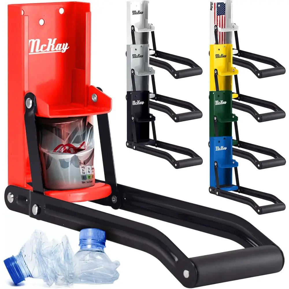 Wall-Mounted Can Crusher – Crushes 16oz &12oz Cans to 20% Size 🥤🔨
