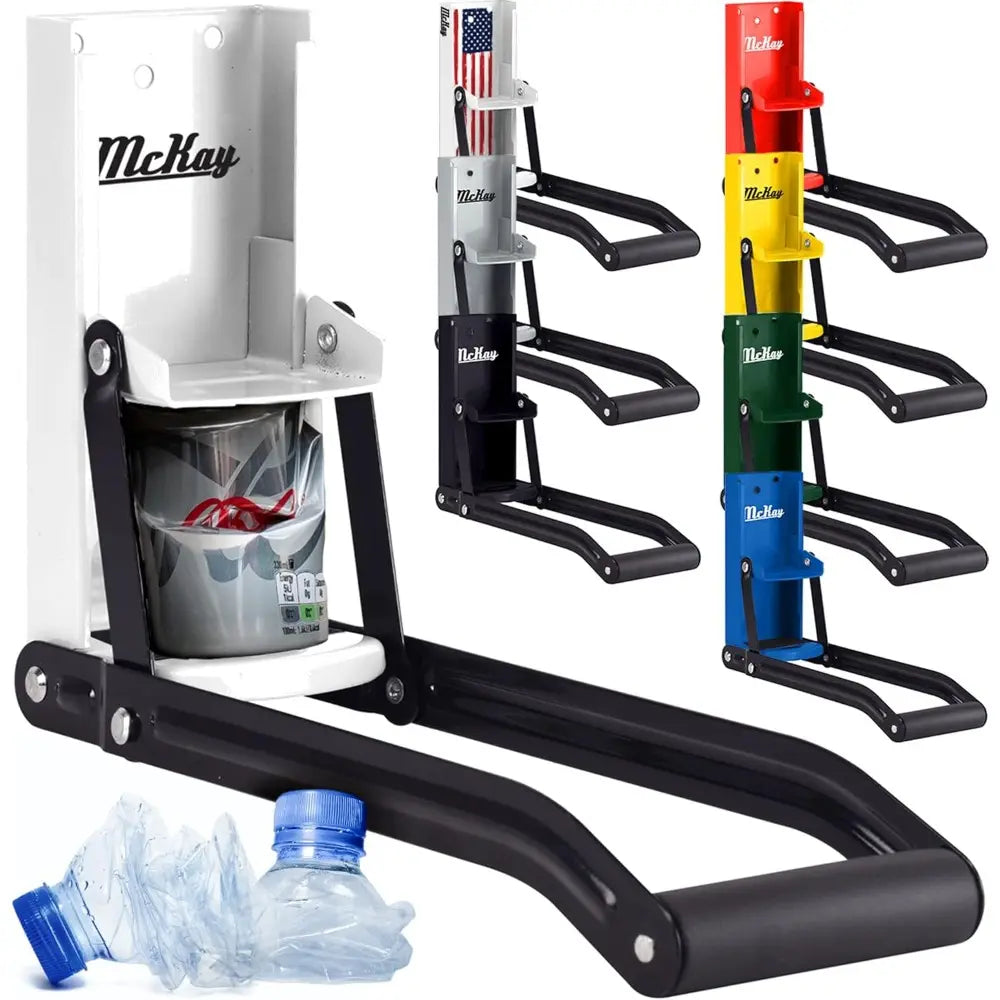 Wall-Mounted Can Crusher – Crushes 16oz &12oz Cans to 20% Size 🥤🔨